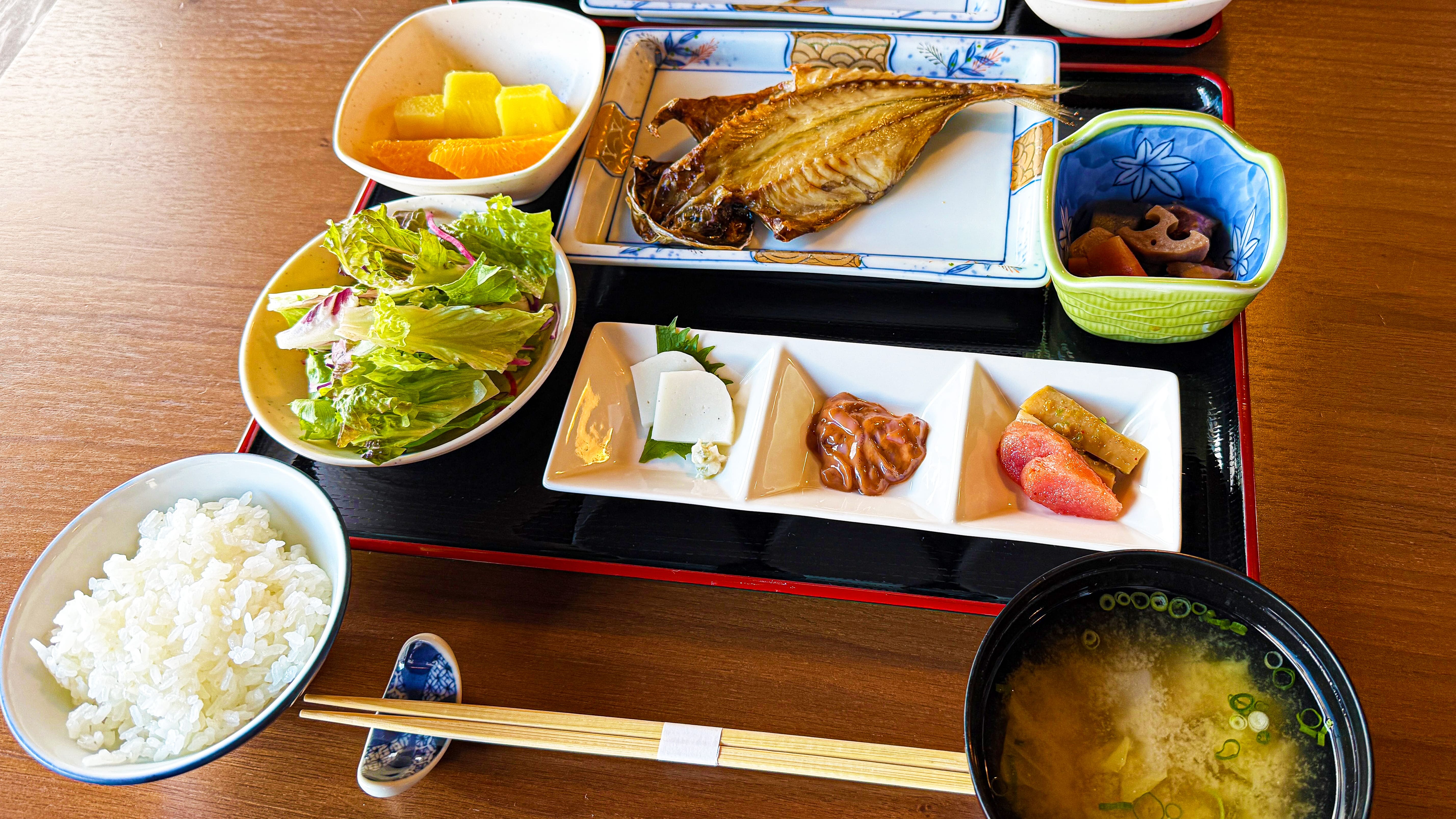 半露天風呂付き客室　朝食イメージ