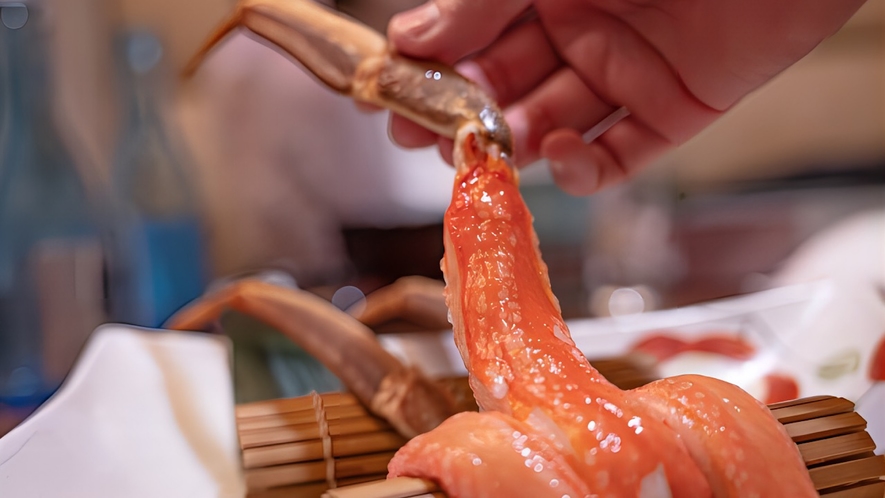 【冬限定 ビュッフェ × 茹で蟹】蟹もビュッフェもお楽しみ頂ける特別プランもございます！