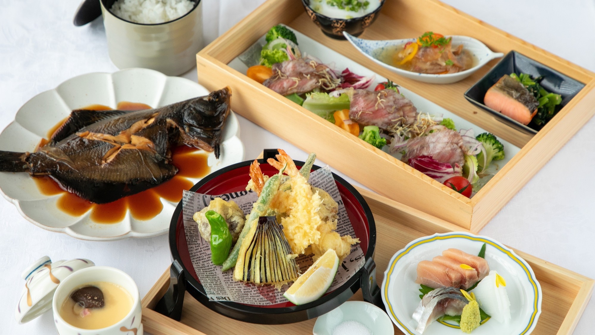 【２食付き】美味しい長崎の季節を味わうお弁当「ごちそう御膳」と　朝食「長崎御膳」付き