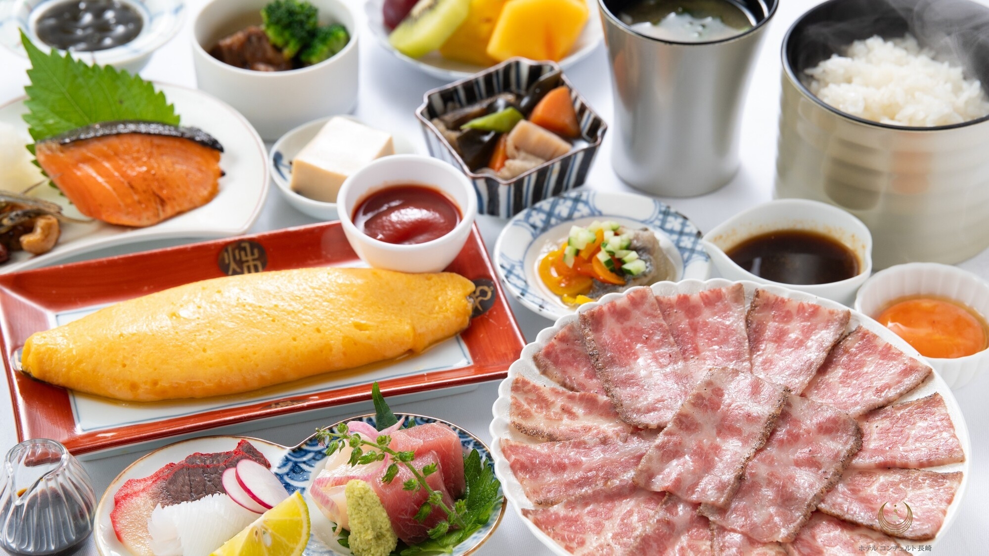 【長崎ひとり旅】ツインルームをお一人利用-朝食「長崎御膳」付