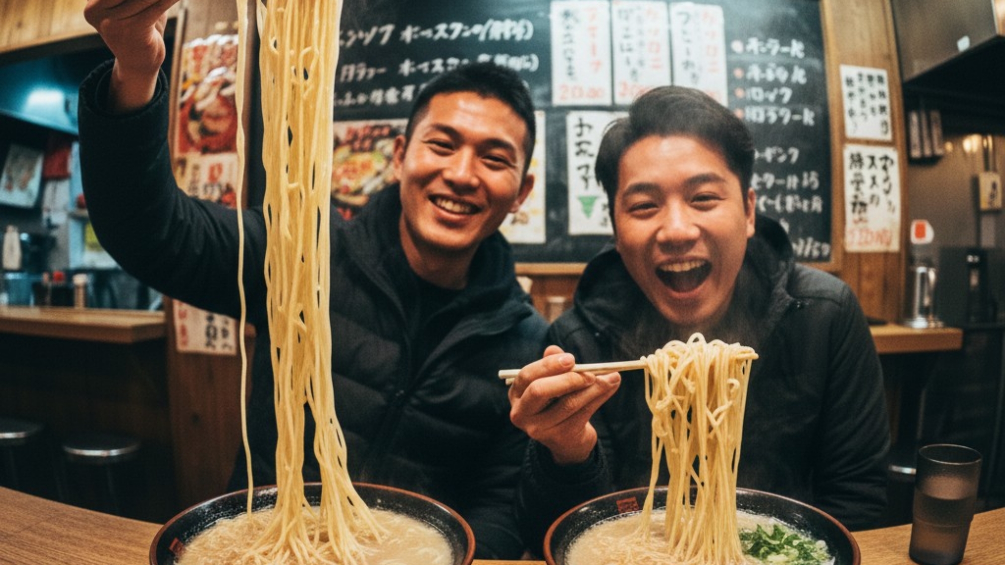 博多・中洲の屋台ラーメン体験