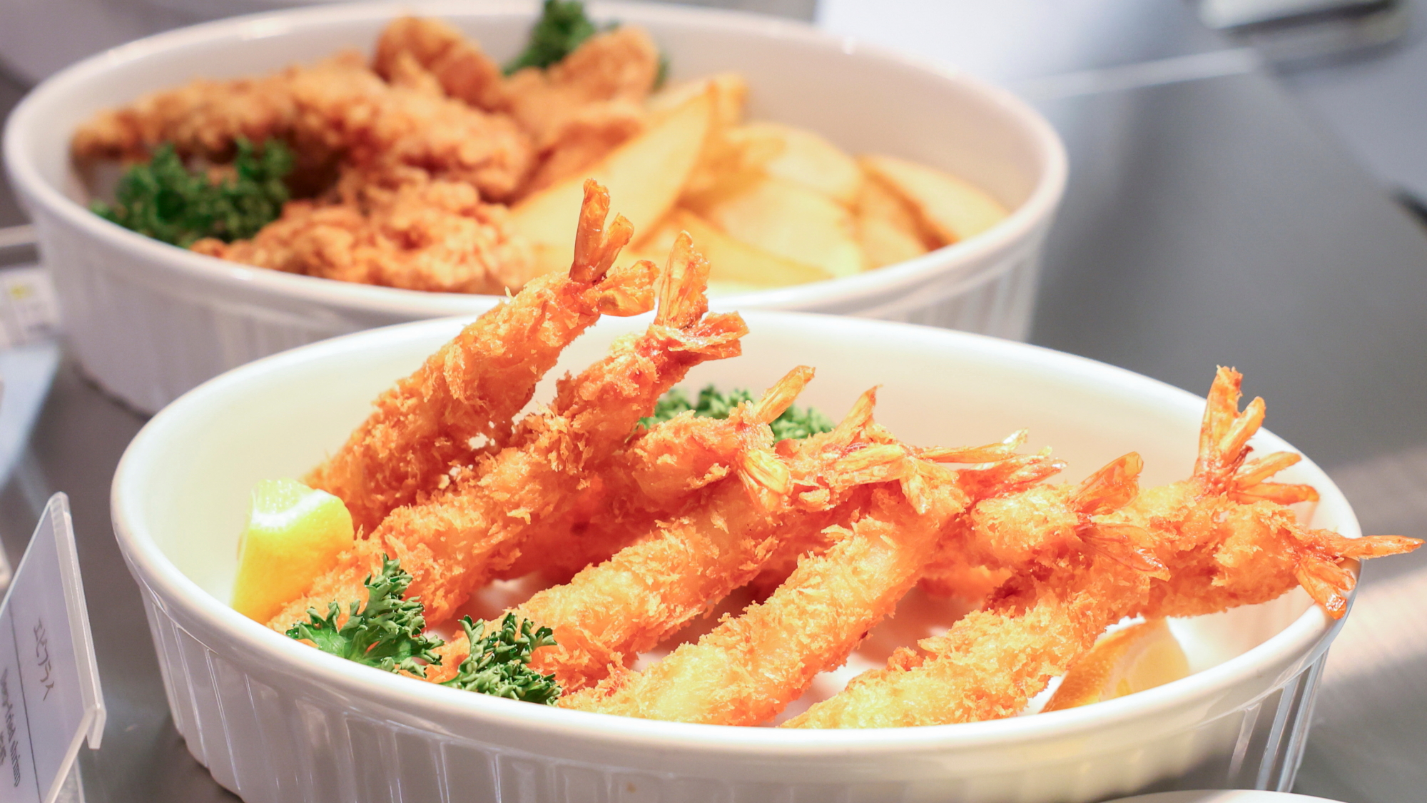 ■揚げ物料理　海老フライ