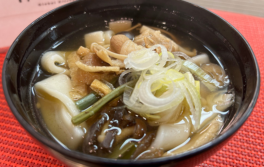 ■ご当地メニュー　春限定　山菜ほうとう