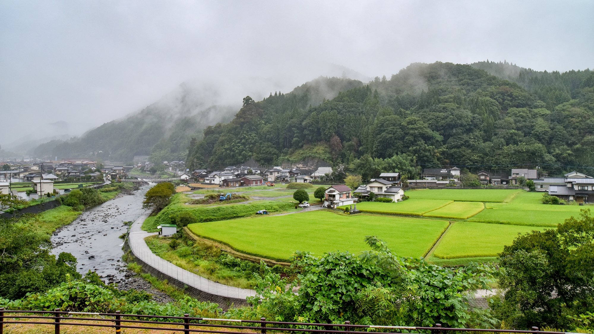 *宿泊棟からの景色。