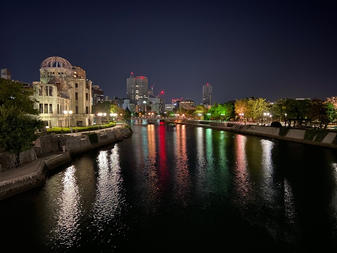 夜の広島散歩も縁から♪