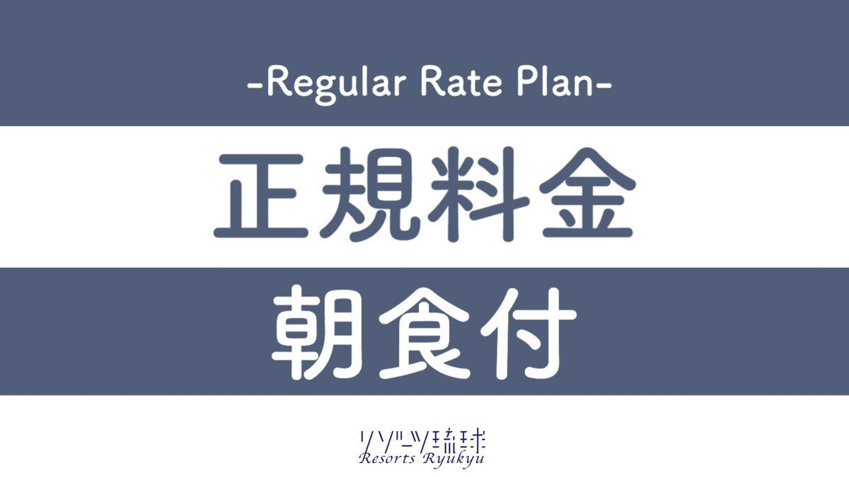 【正規料金】正規料金プラン【1名】（朝食付）