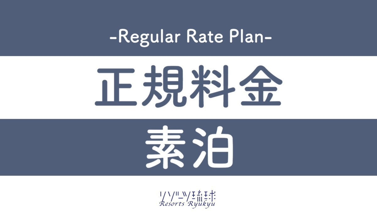 【正規料金】正規料金プラン【2名〜】（素泊）