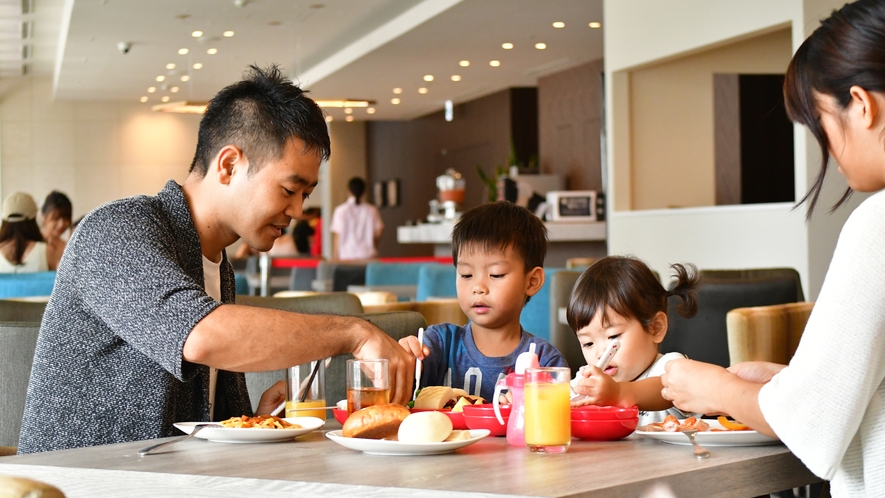 【地中海ビュッフェ朝食】ファミリー歓迎