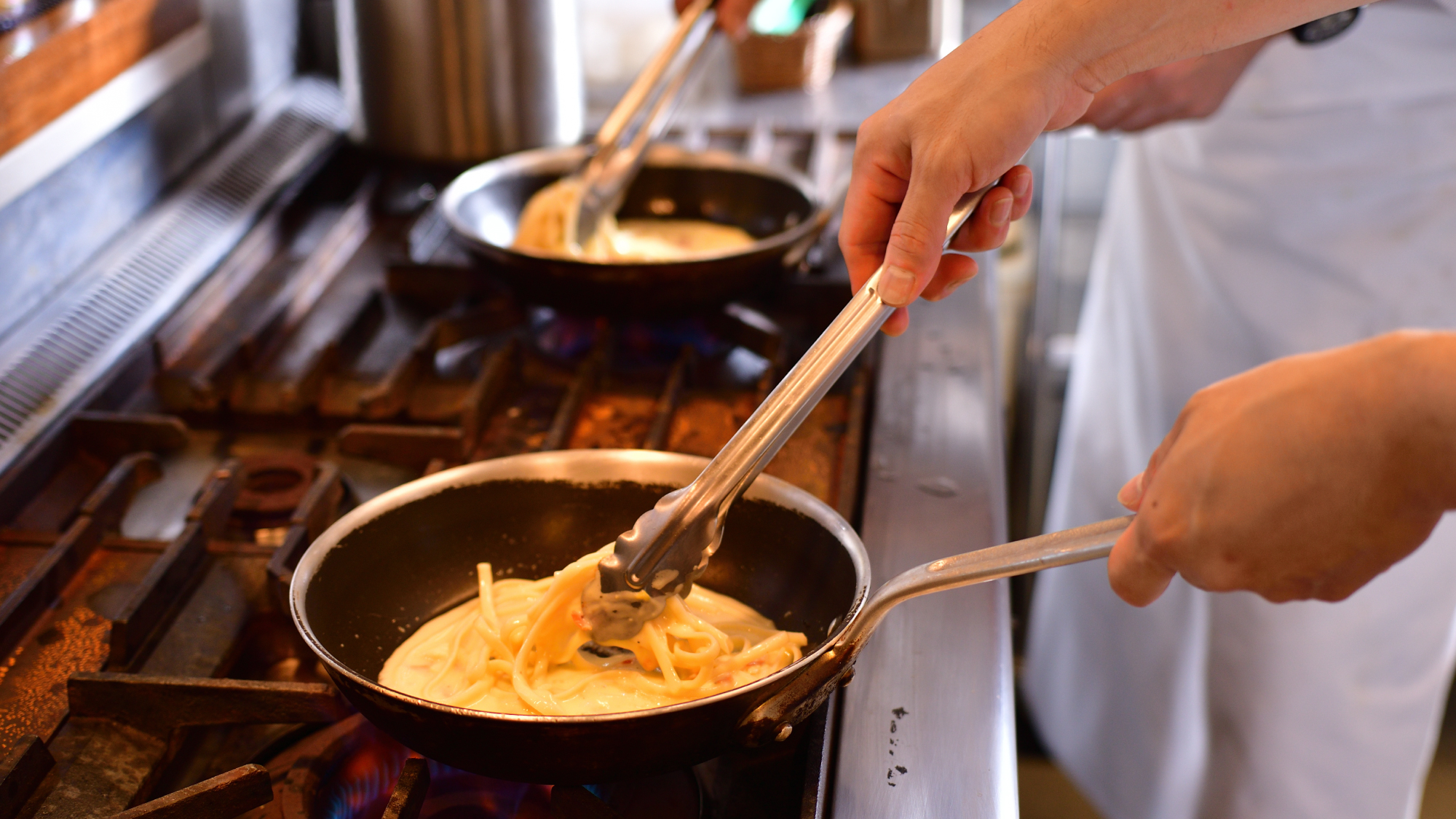 【地中海ビュッフェ朝食】パスタ