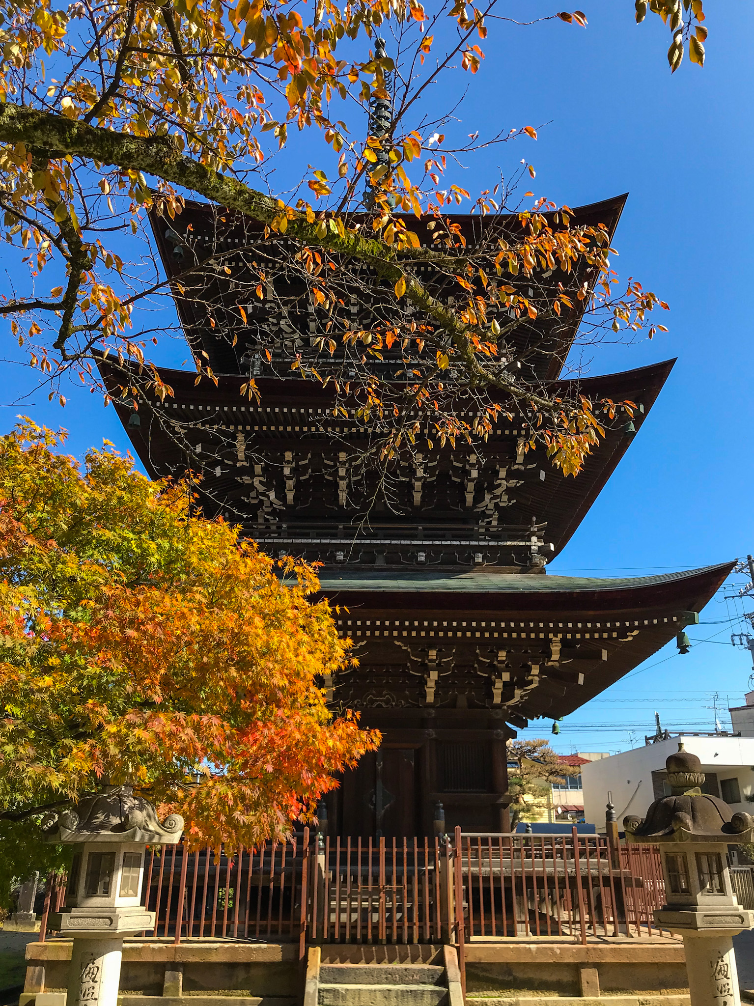 飛騨国分寺　三重塔