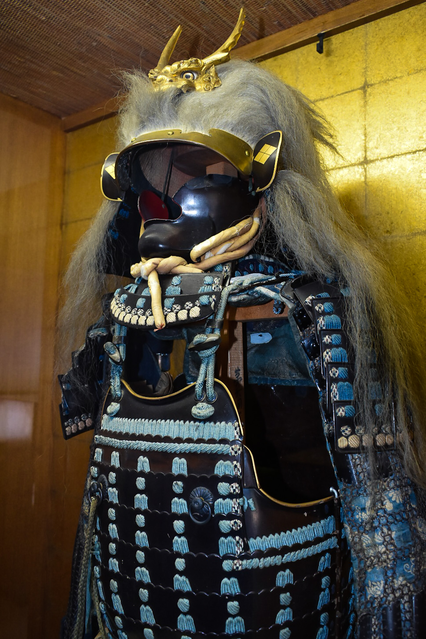 神岡城 城内部展示の鎧