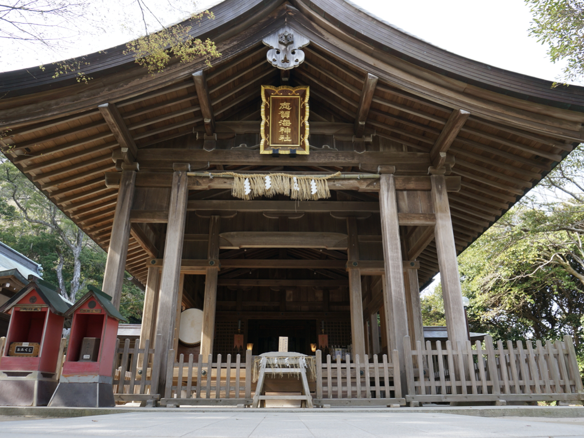 【周辺観光】歴史あるパワースポット志賀海神社