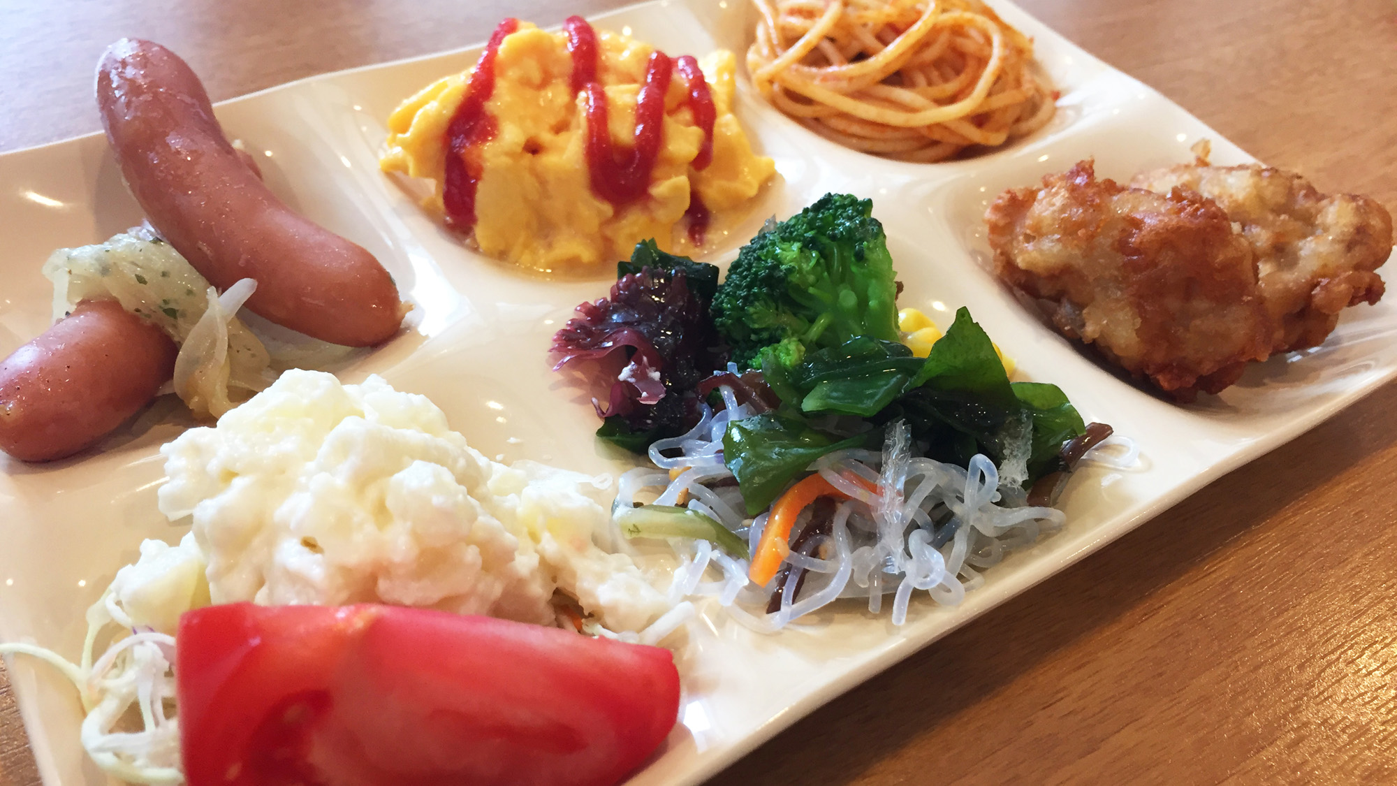 #朝食バイキング