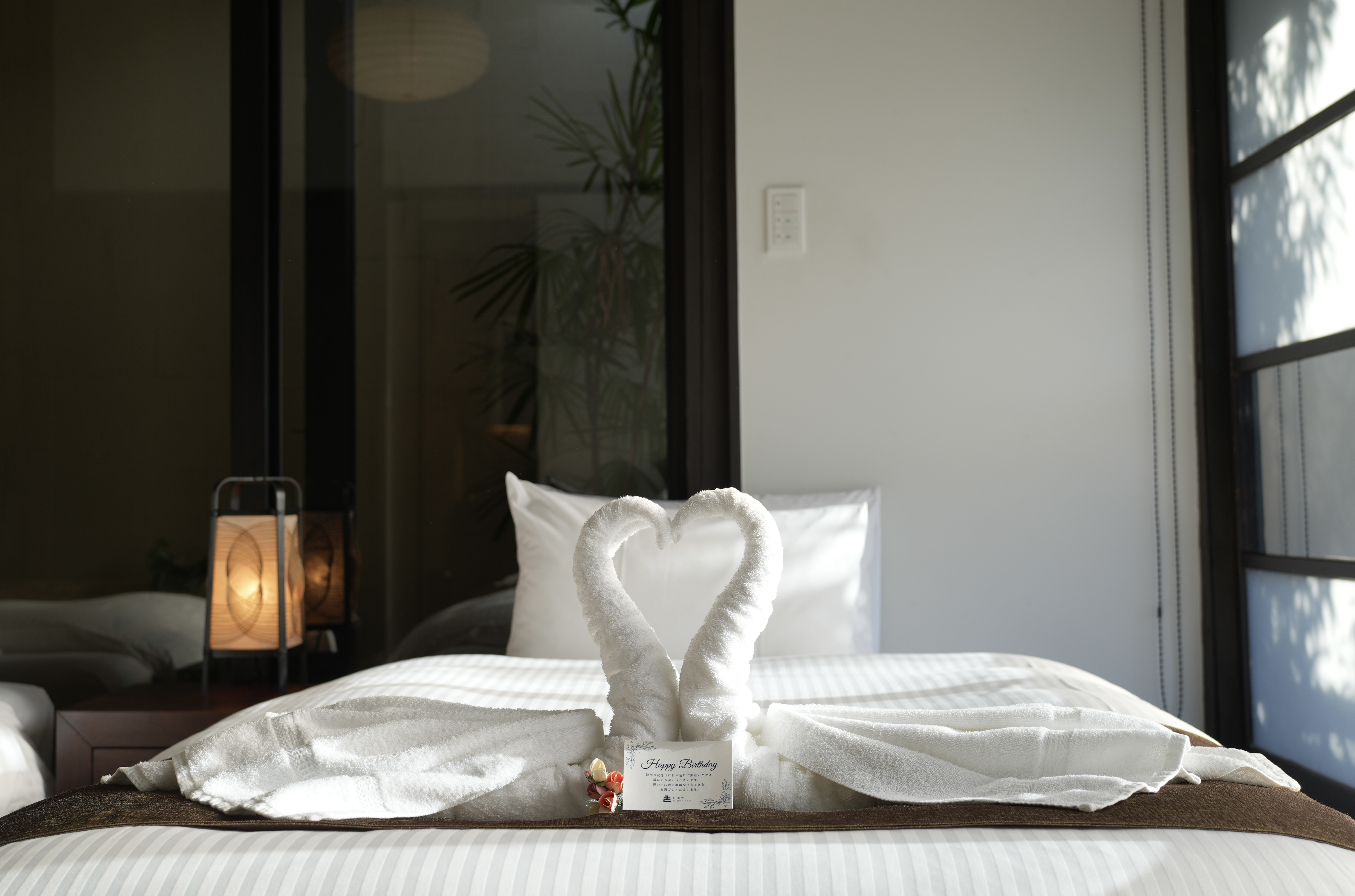 スワンタオルアート