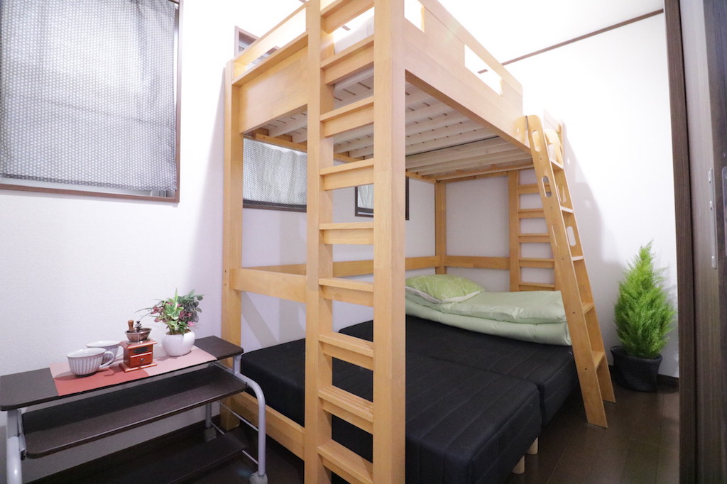 最大2人お泊まりいただけるお部屋となっております。