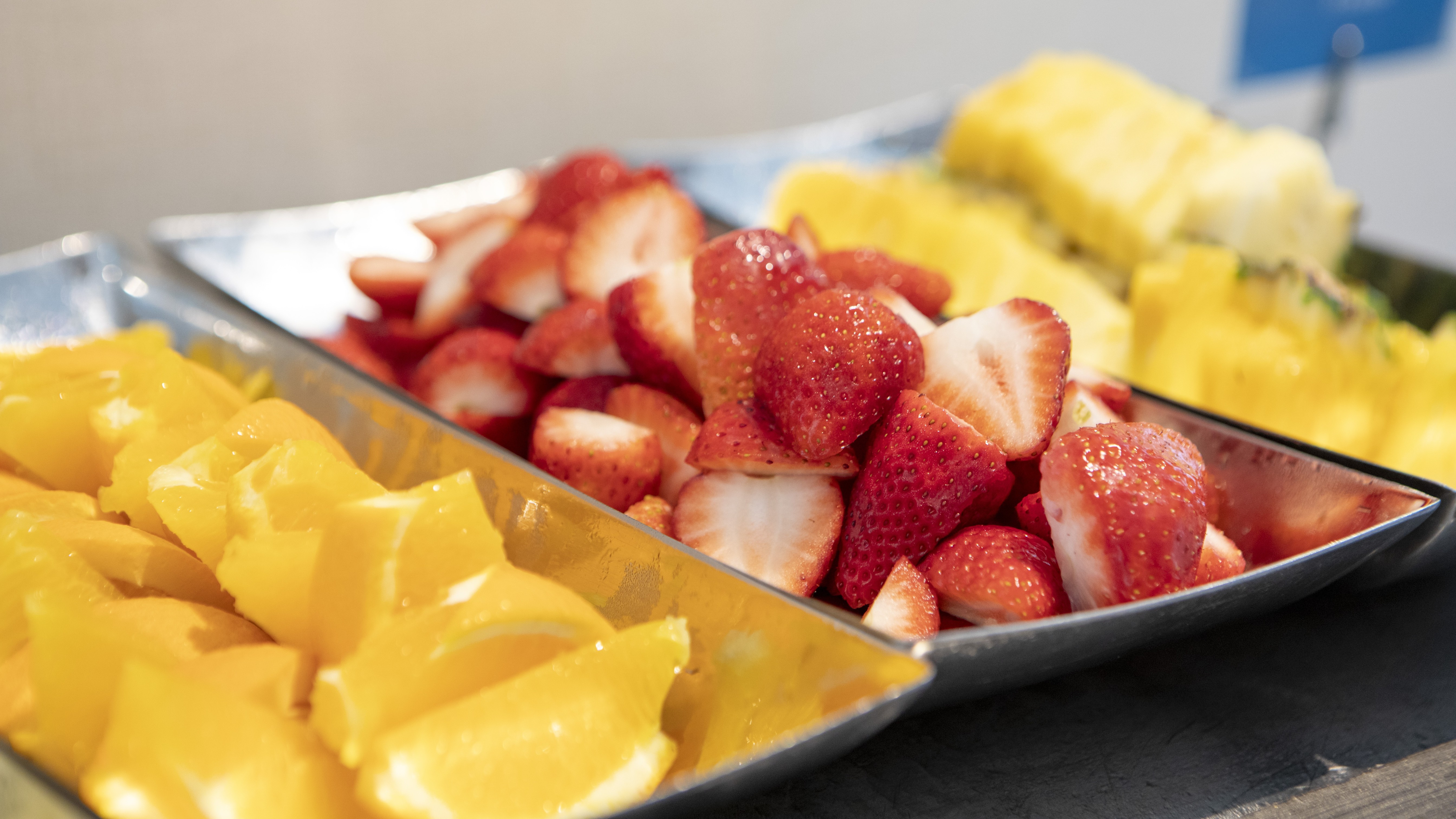 フルーツもお楽しみください