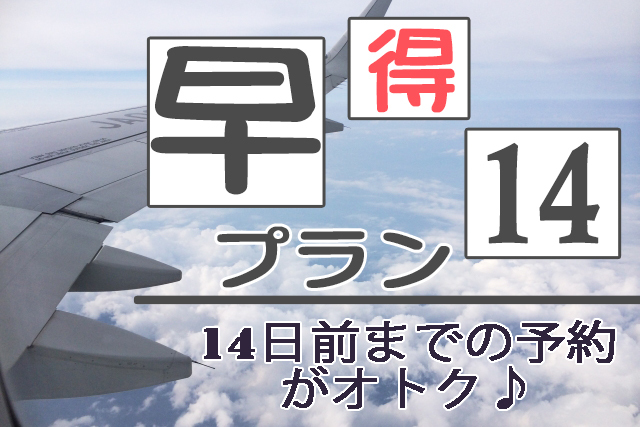 【便利な駅近】早得プラン〜14日前【素泊り】