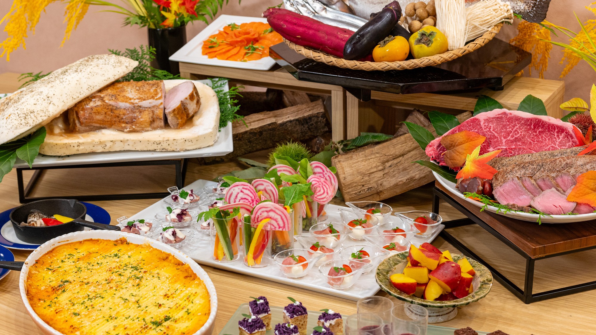 【秋】ご夕食ビュッフェ（一例）