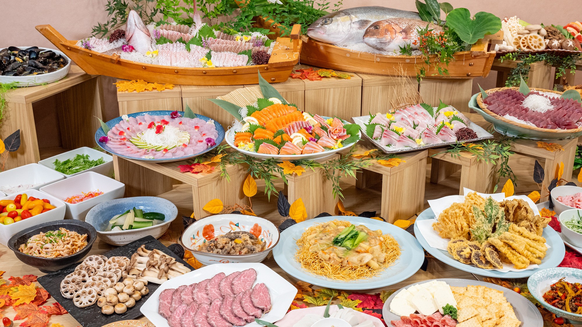 【秋】ご夕食ビュッフェ（一例）