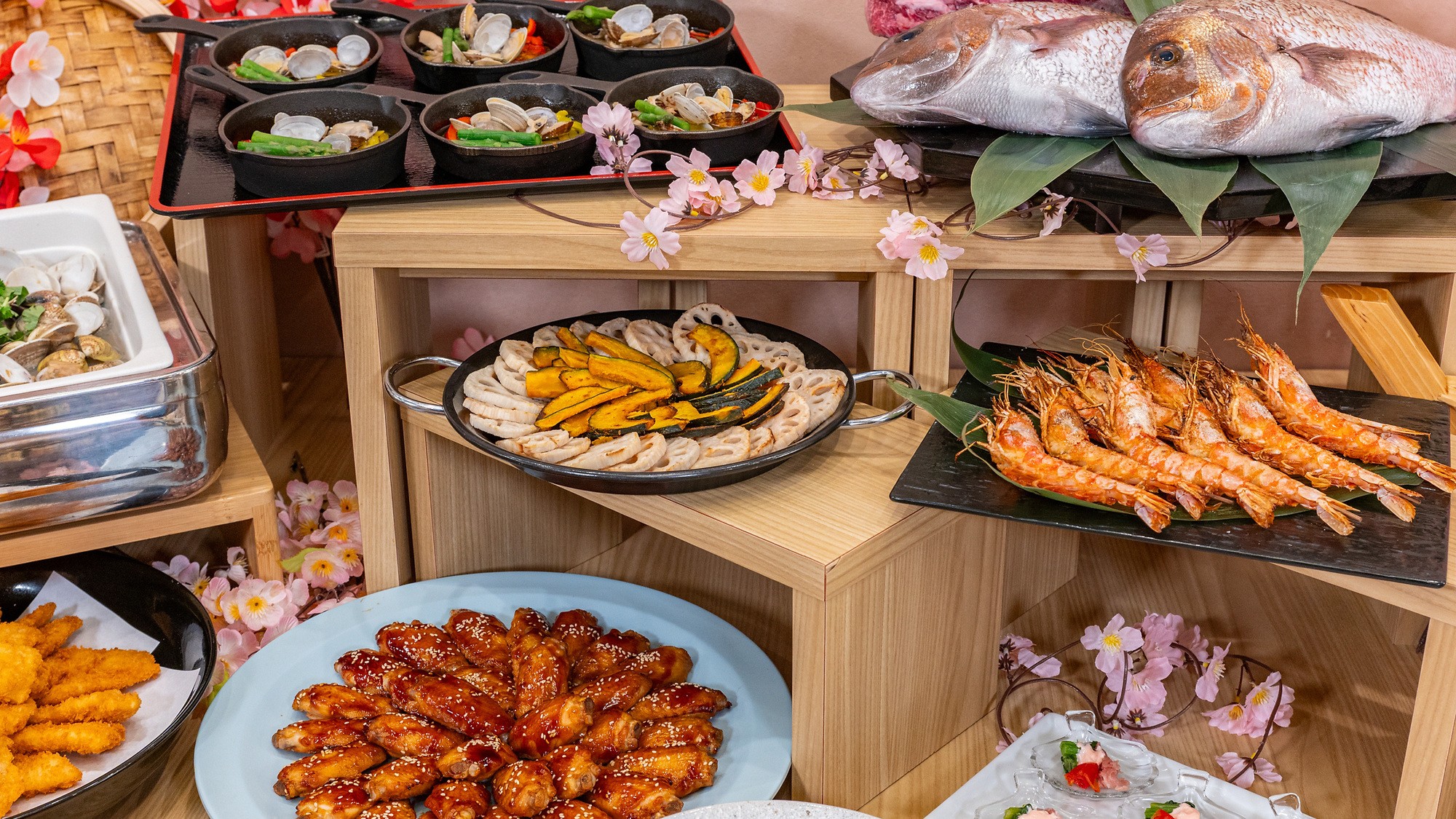 【春】ご夕食ビュッフェ（一例）