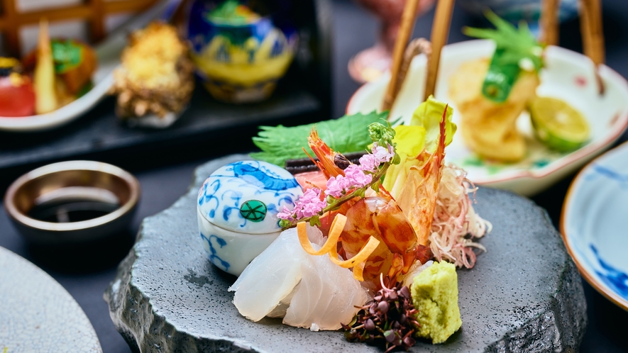 【ご夕食】創作会席料理　刺身