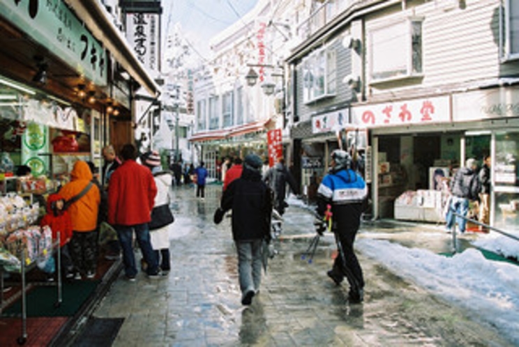 冬の大湯道り