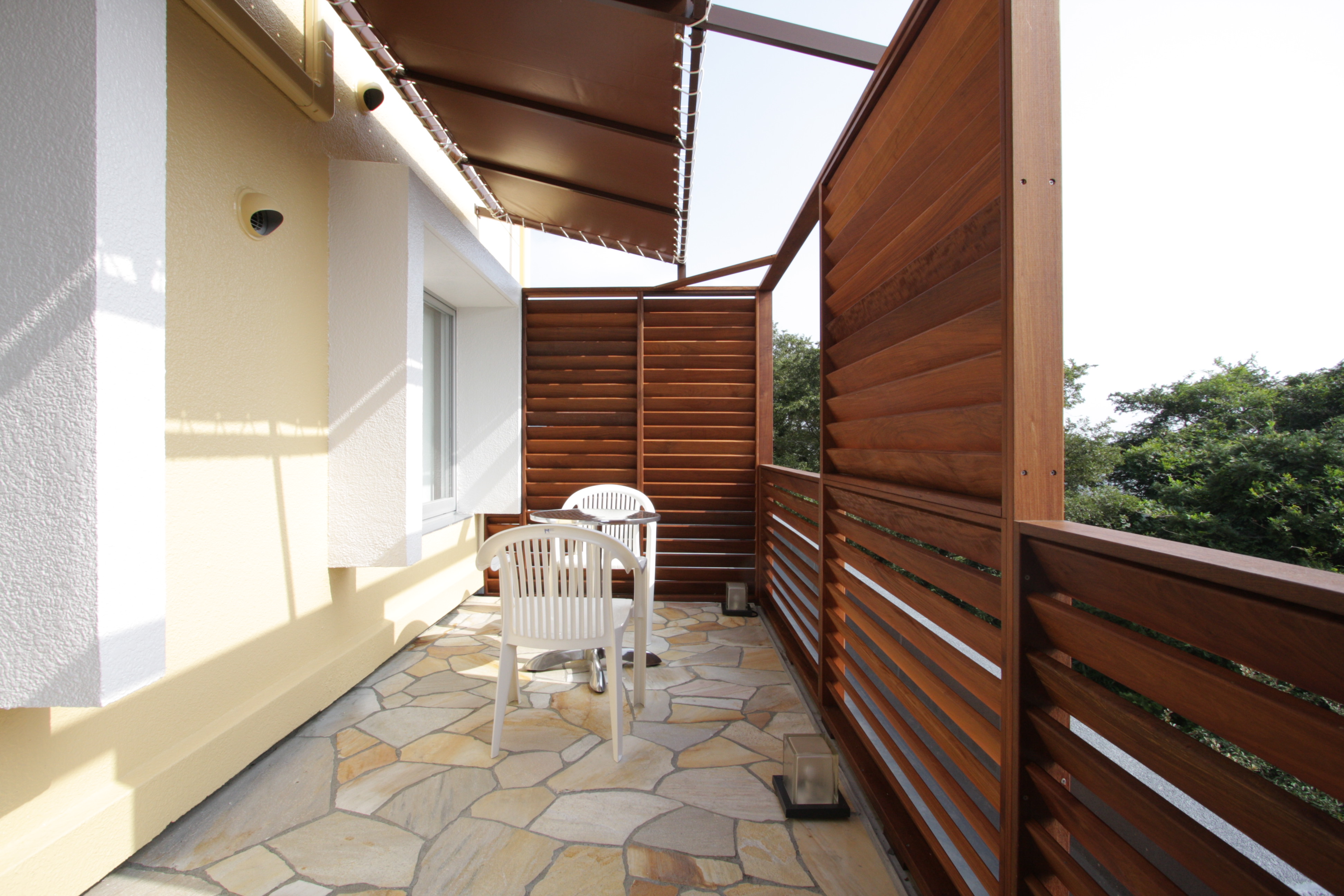 太平洋一望のテラス