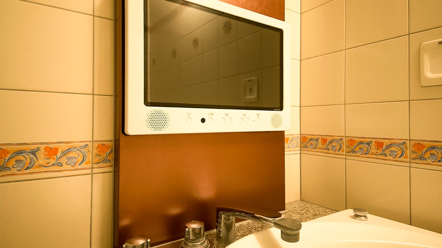 ・【浴室　一例】浴室ではリラックスしながらTVをお楽しみいただけます。