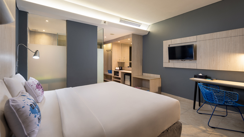 ソリア・デラックス(26平米)　ダブルベッド　一例