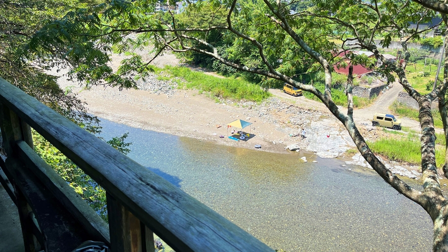 釣りや川遊びに最高の環境です