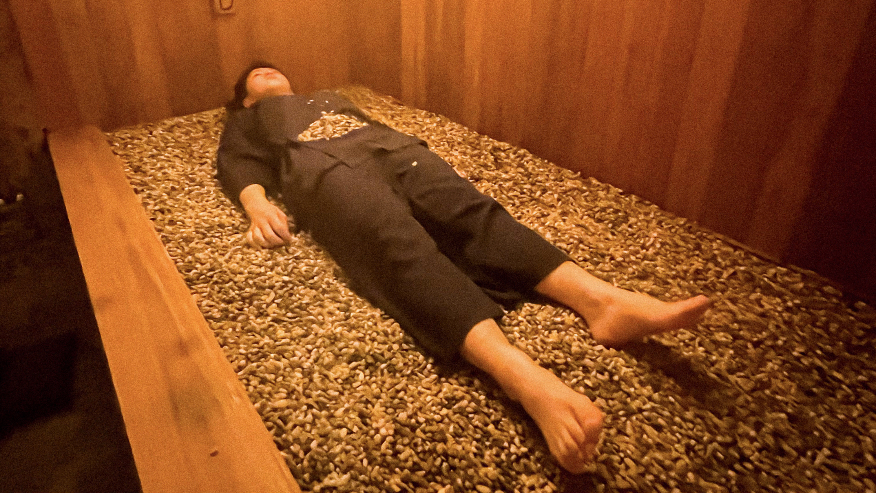 【嵐の湯】温泉の蒸気を全身で。