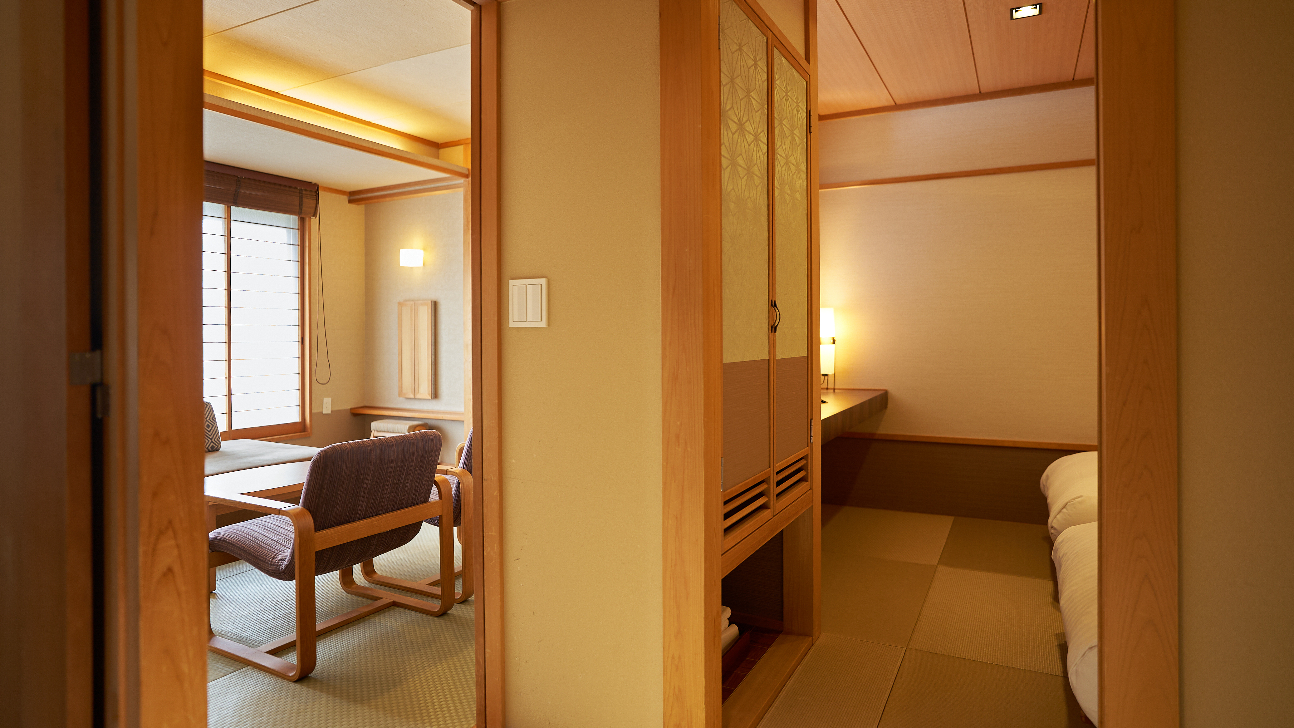 【温泉内風呂付】和室8畳＋ベッド