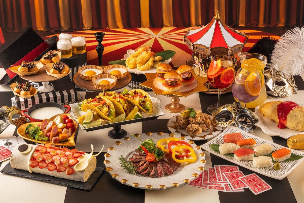 【5/2〜5限定】ライブキッチン＆ミラクルスイーツが楽しめるファミリーブッフェ付（2食付）