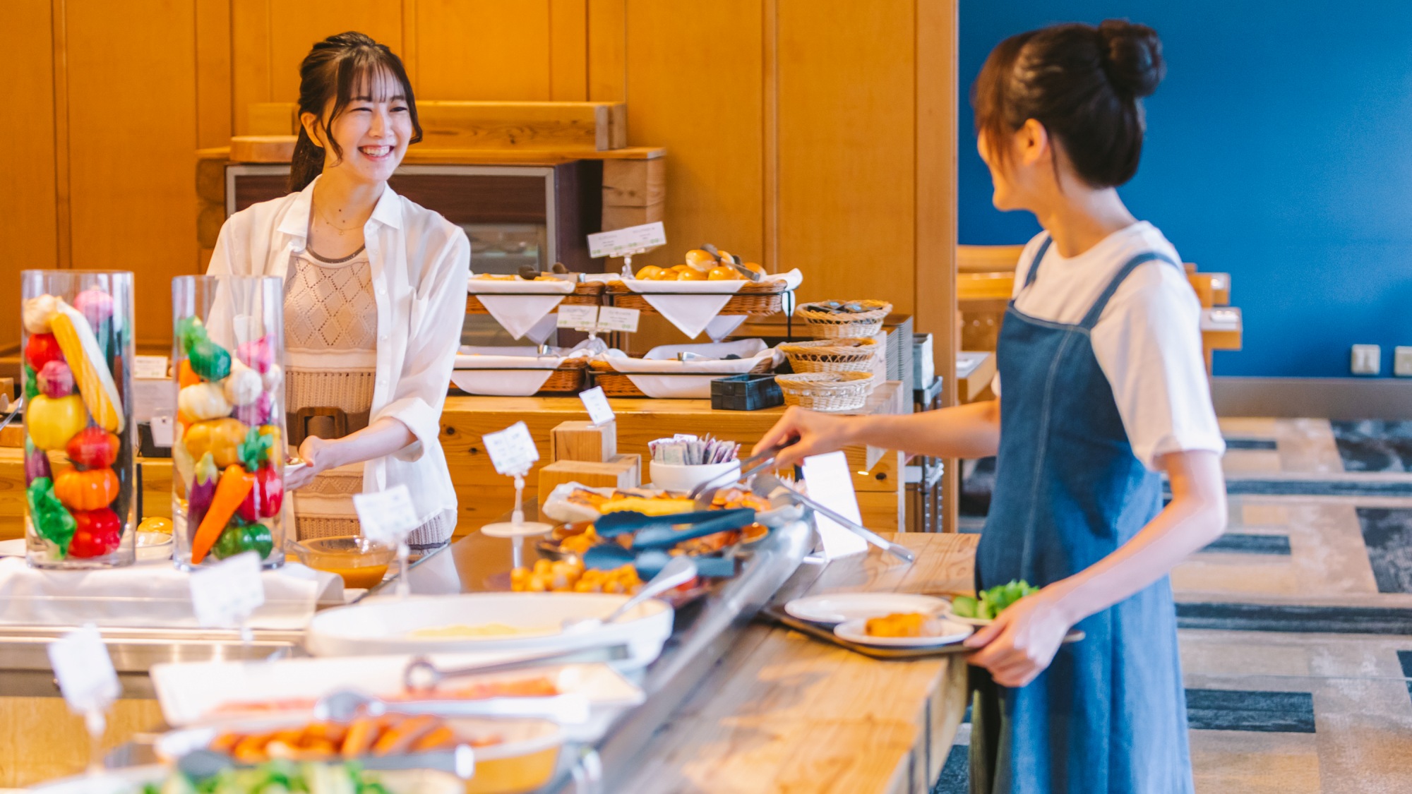 【朝食】和食派も洋食派も嬉しい、和洋ブッフェ。お好きなものをお好きなだけ。