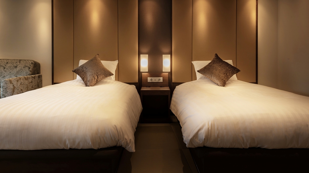 【2021年リニューアル】和風デラックスツイン／マッサージチェア