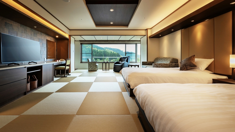 【2021年リニューアル】和風デラックスツイン