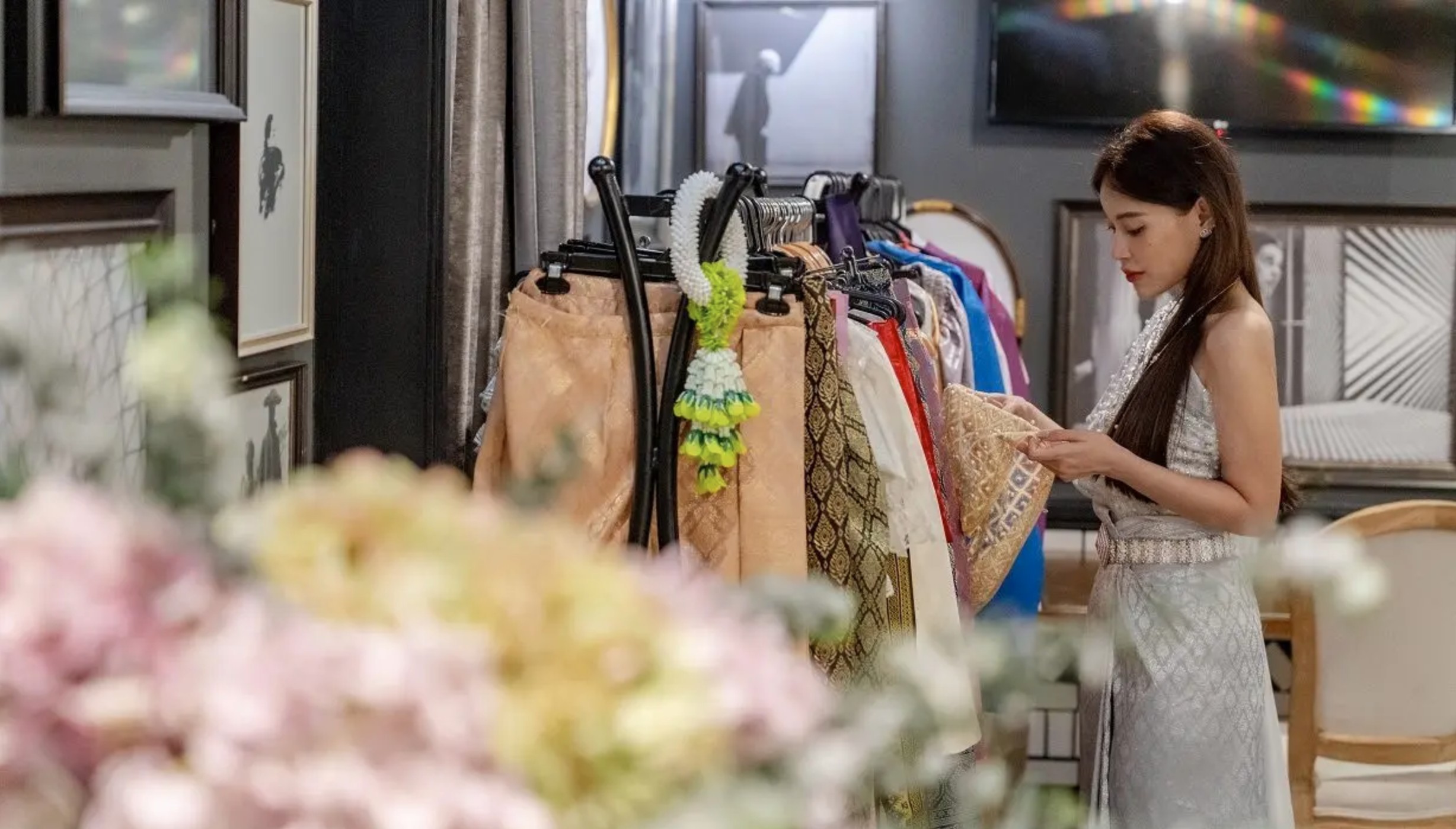 タイの民族衣装体験