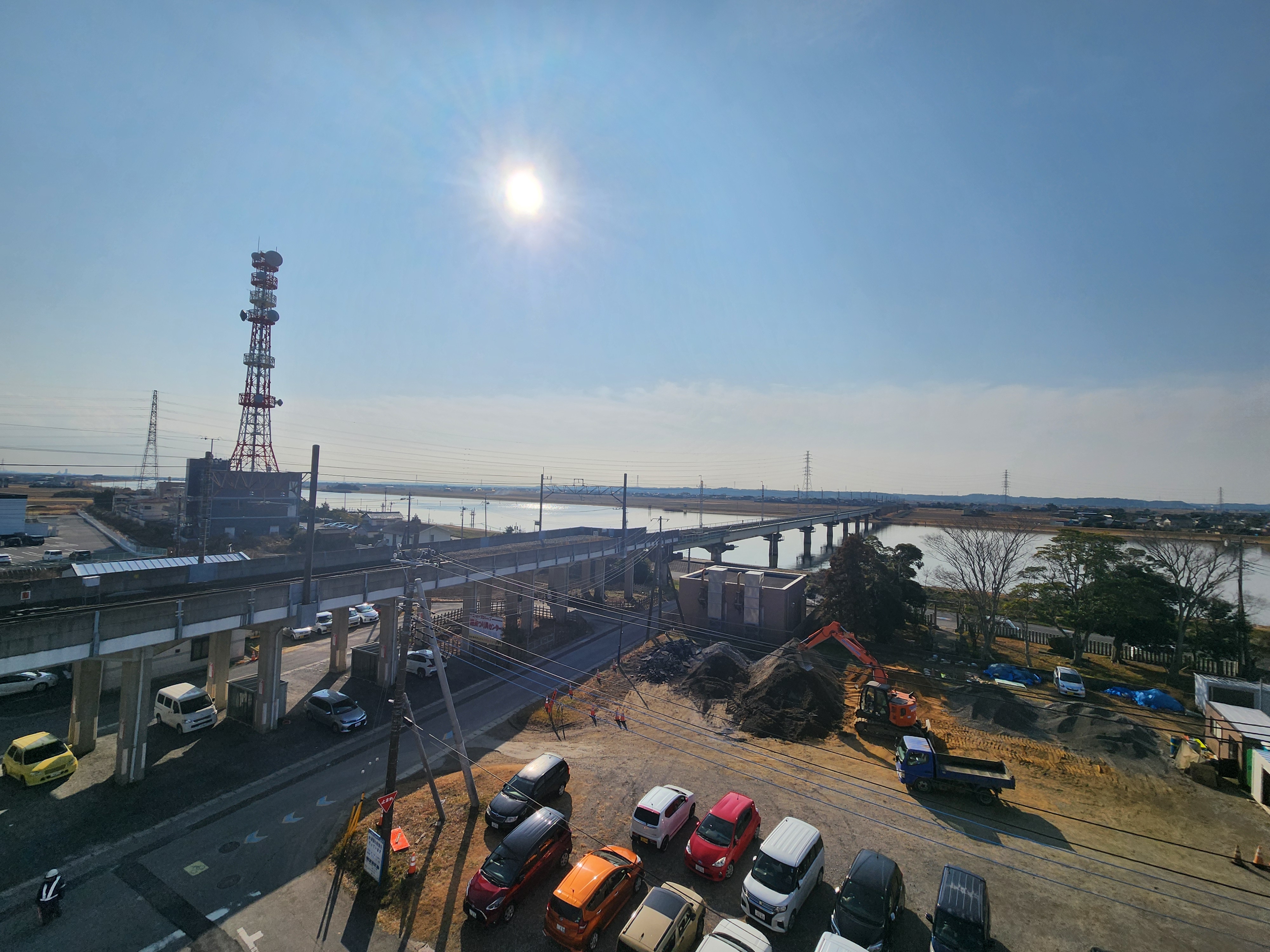 喫煙和室からの眺望