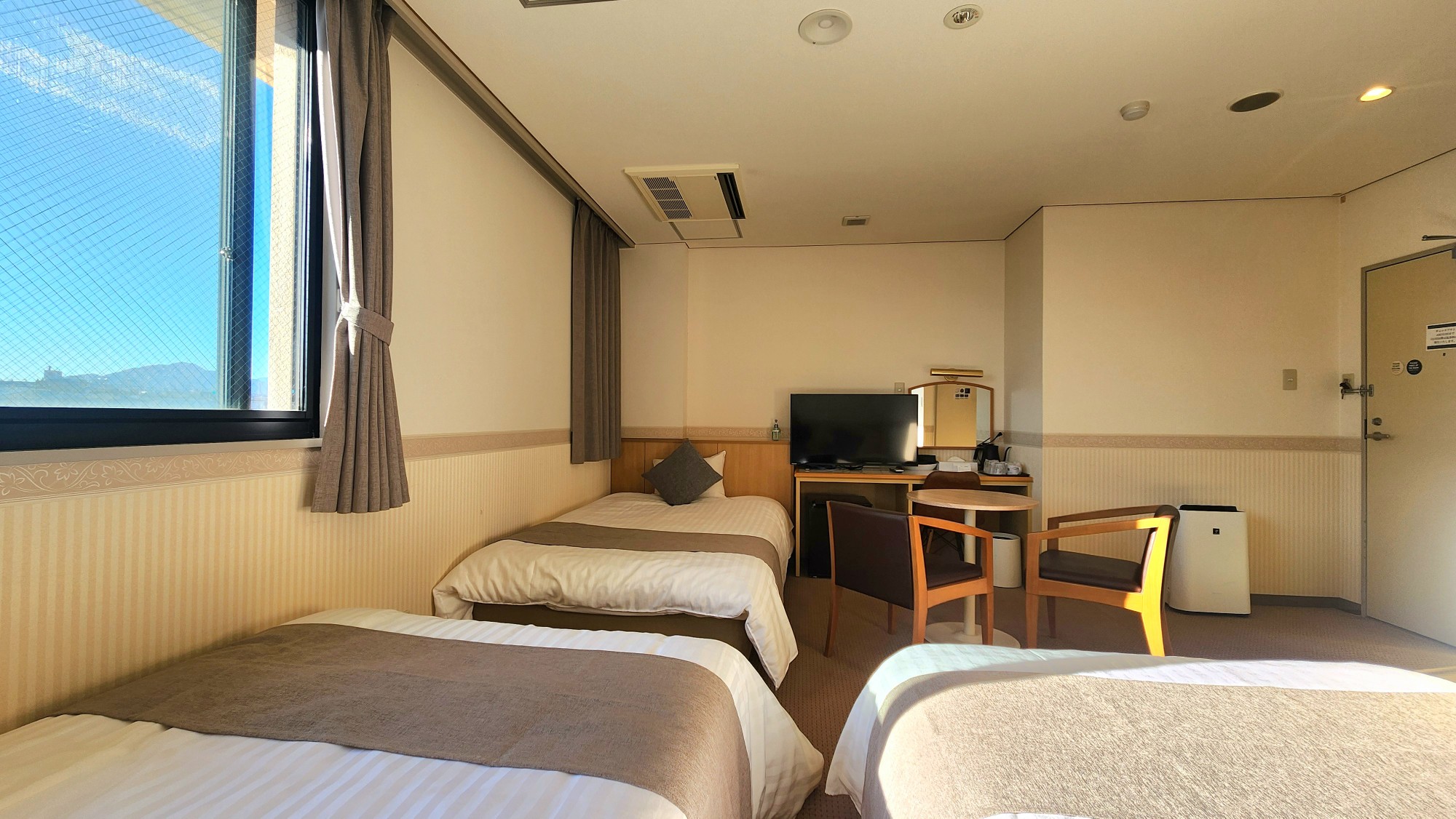 富士山が見えるトリプル