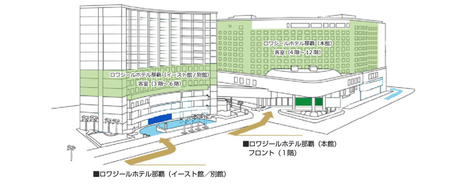 イースト（別館）位置関係