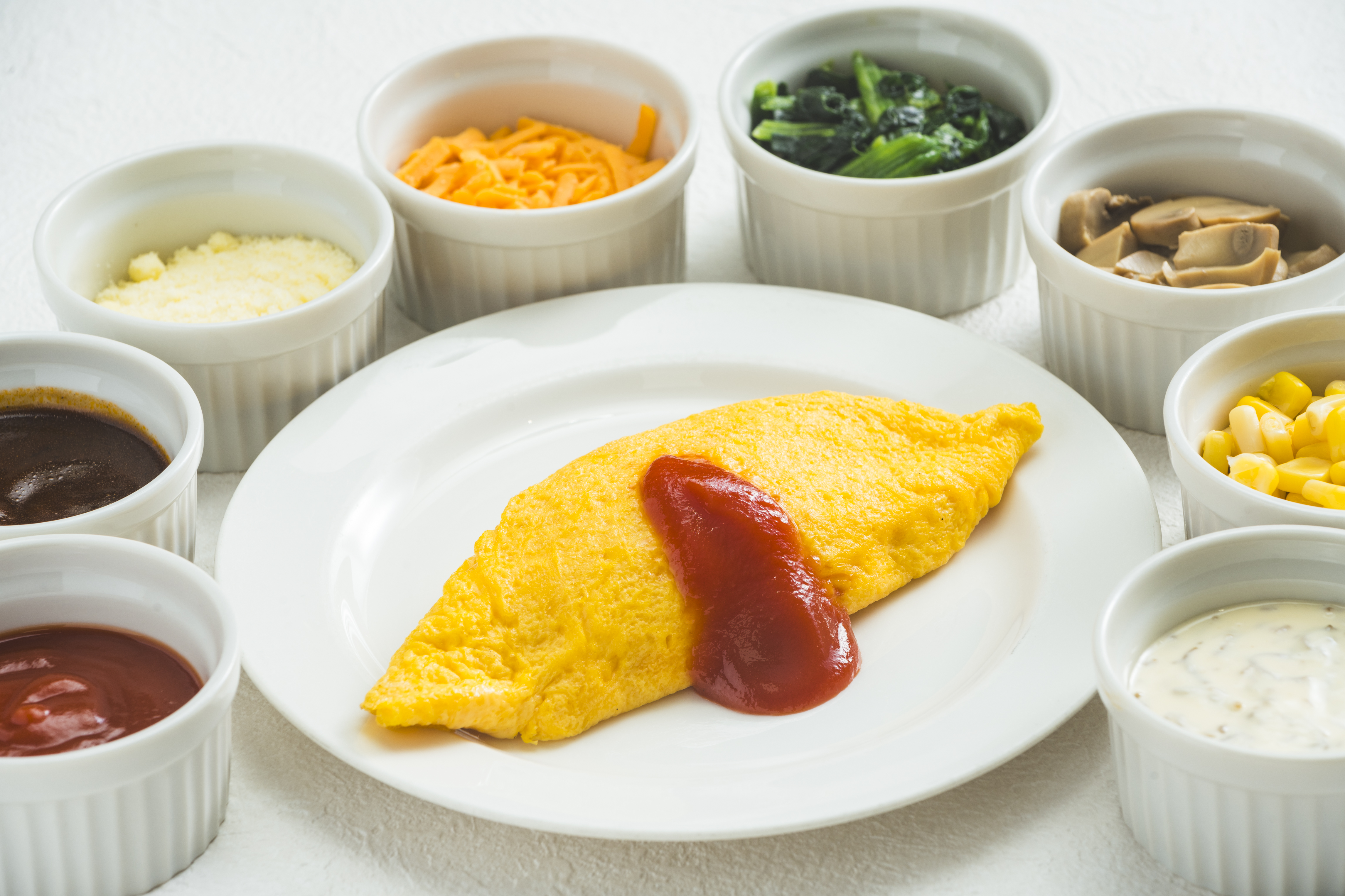 朝食オムレツ