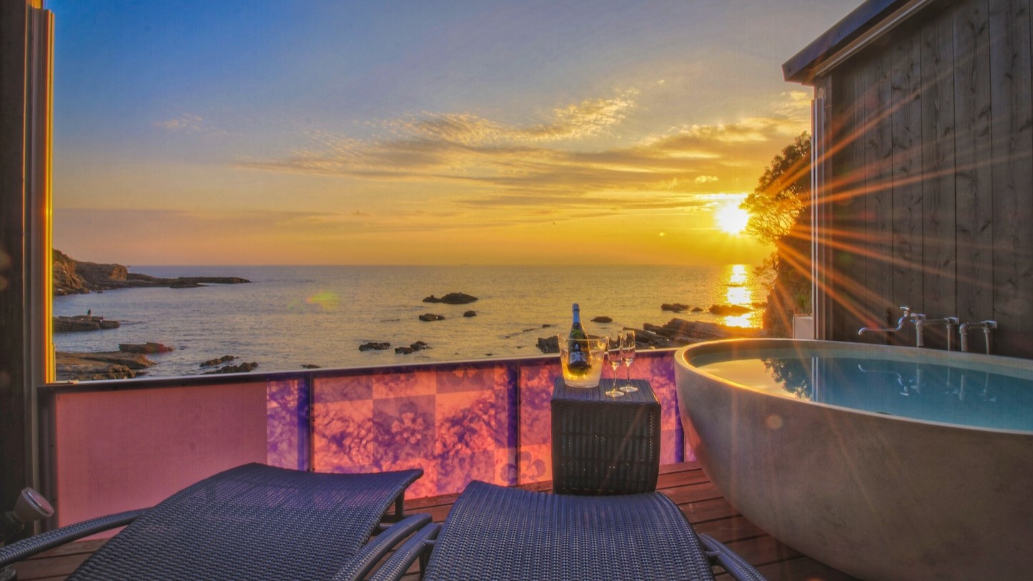 オーシャンフロント|洋室客室露天風呂