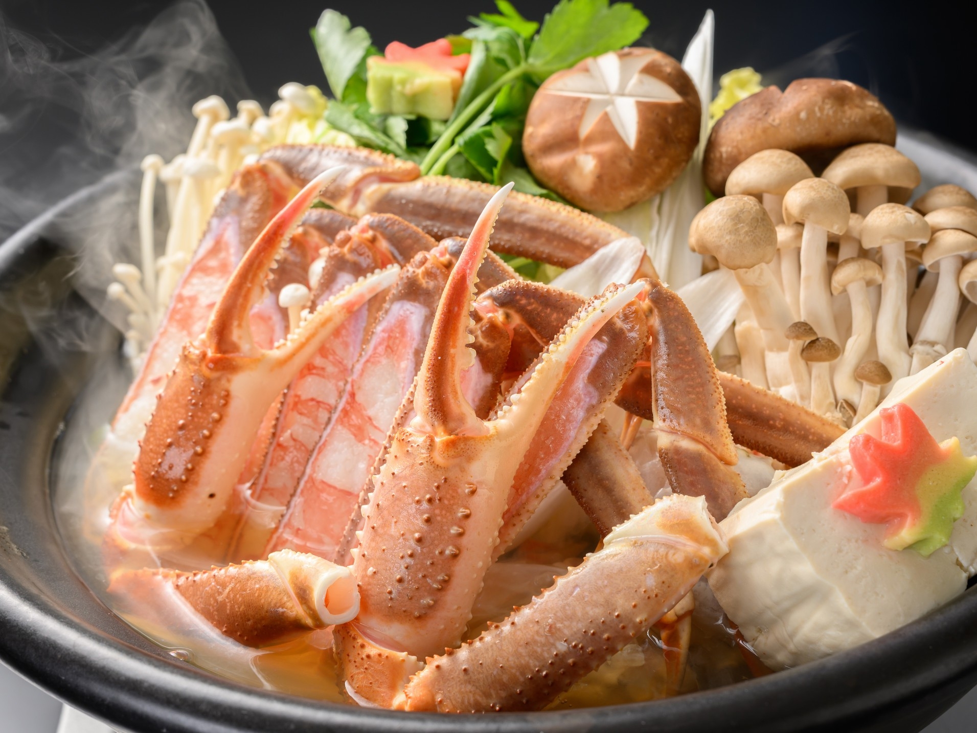 【かにすき鍋プラン】ズワイガニの旨みを最後の一滴まで味わう【冬季限定】