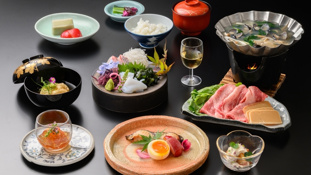 【ラドン熱気浴あり｜季節の「調律」会席】当館一番人気◆山陰の旬の味覚を味わう（全11品）