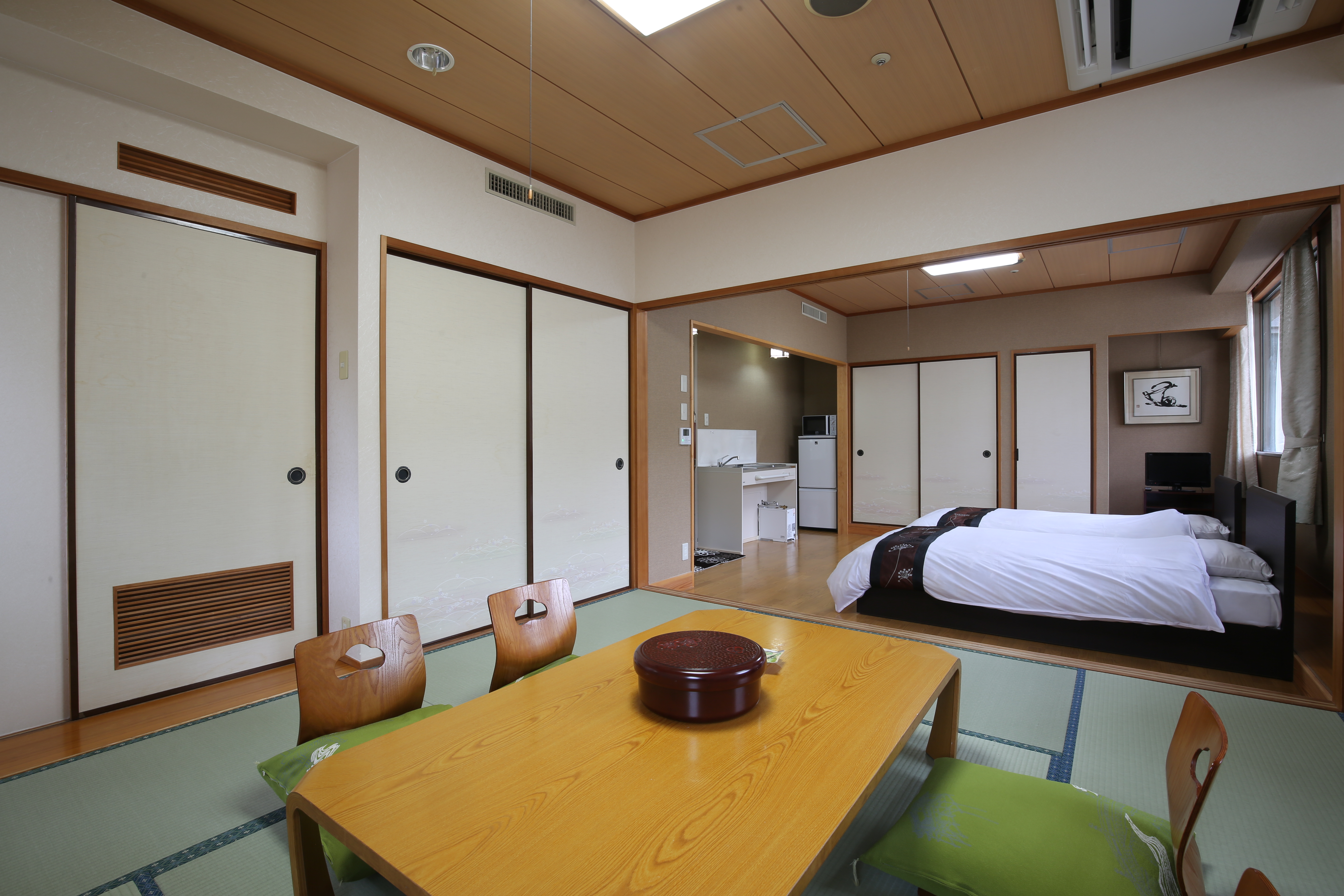 一部バリアフリー化している和洋室