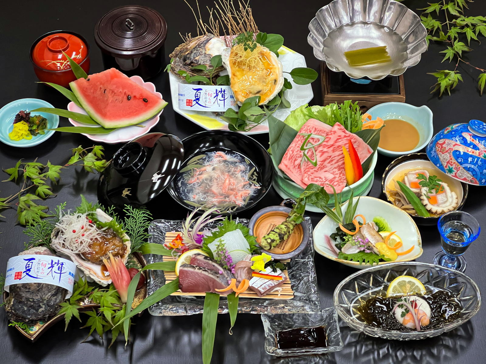 鳥取の夏イチオシ海鮮グルメが満載『夏会席』