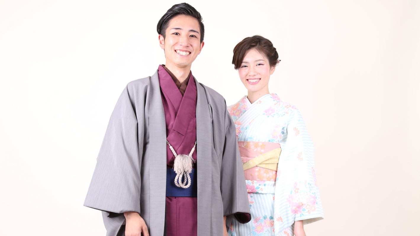 もっとも着物が似合う街京都での着物・浴衣プラン【朝食付】男性もご利用可能