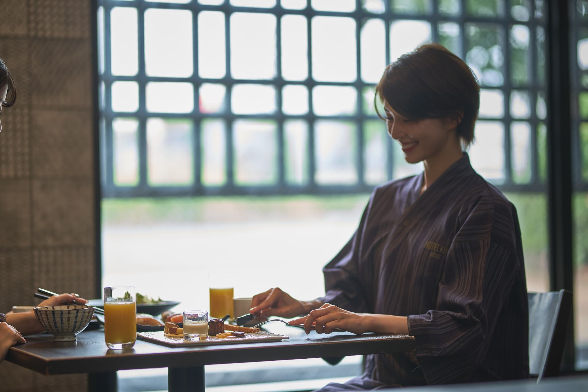 朝食ビュッフェ