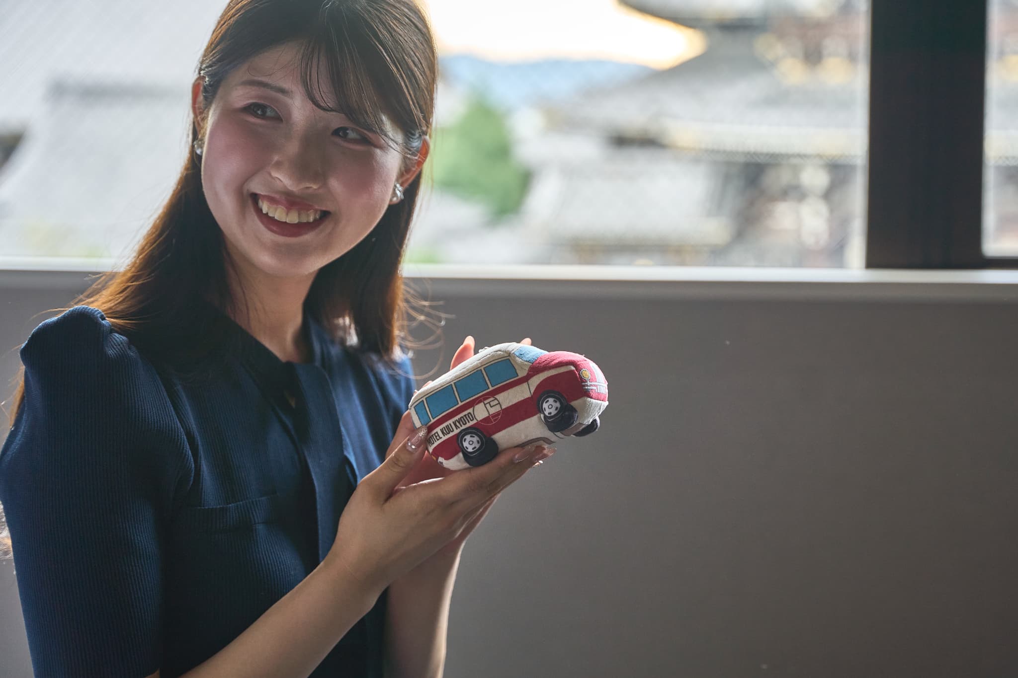 バスぬいぐるみキーホルダー