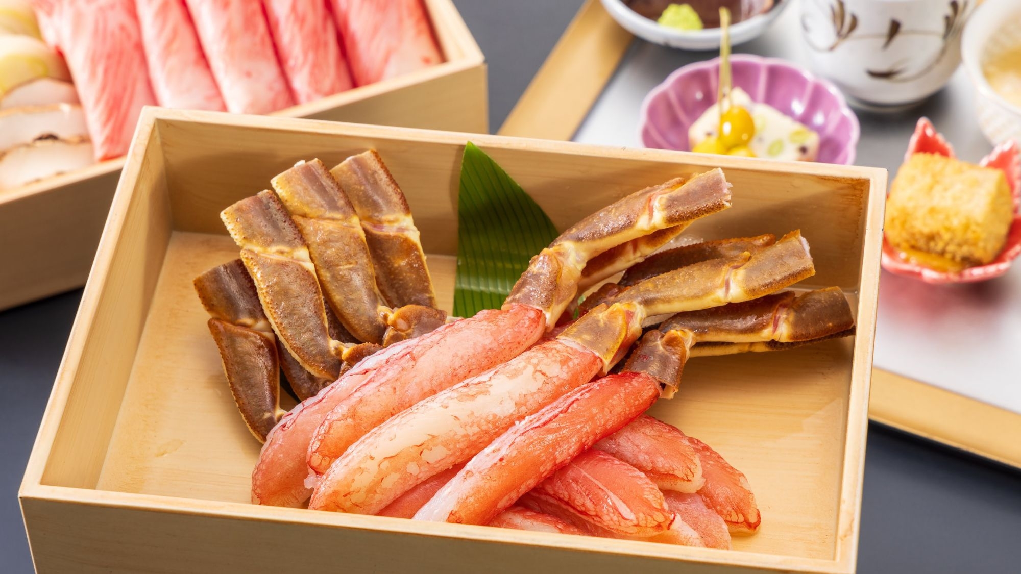 【冬の味覚を味わう】生ずわい蟹のカニしゃぶ 1泊2食付創作和食プラン